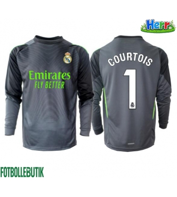 Real Madrid Thibaut Courtois #1 Målvakt Tredje Tröja 2025-26 Långärmad